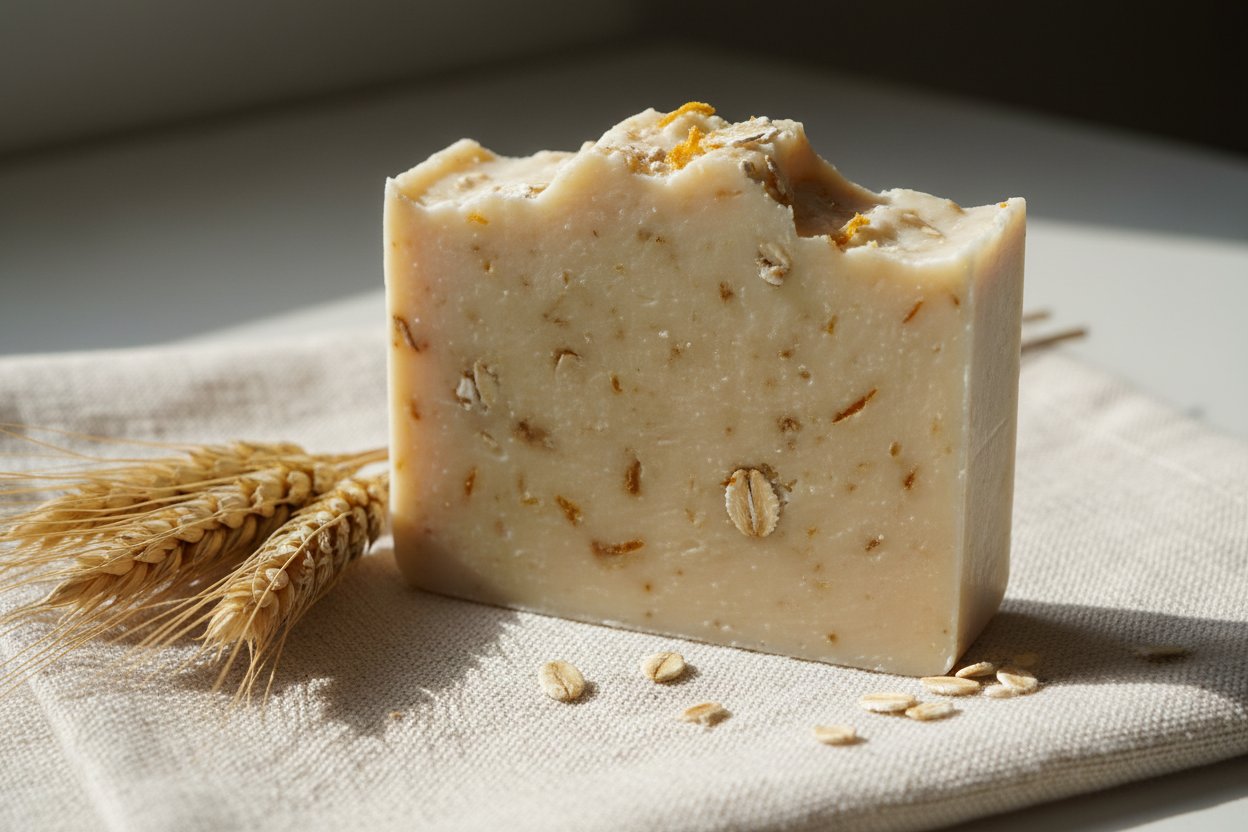 lighten the color of the soap to a cream