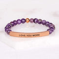 Bracelet: Love You More - Amethyst