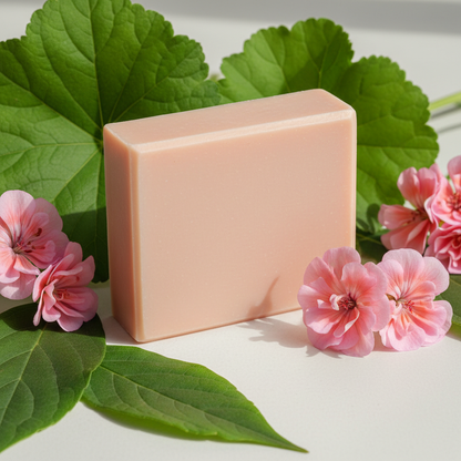 make bar rectangle and add a background of patchouli and geranium