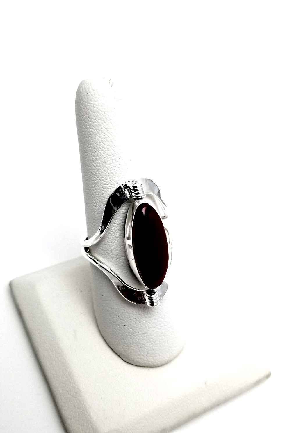 Flip Extra-large Semi-Precious Stone Inlaid Rings