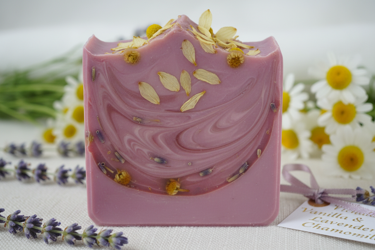 remve the creamy color in the soap