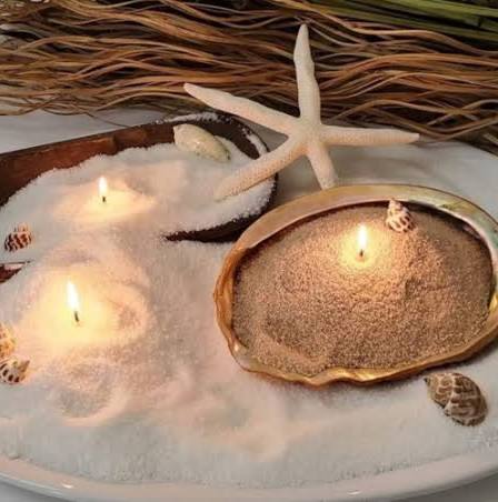 Custom Pearled Sand Candles with Fragrance